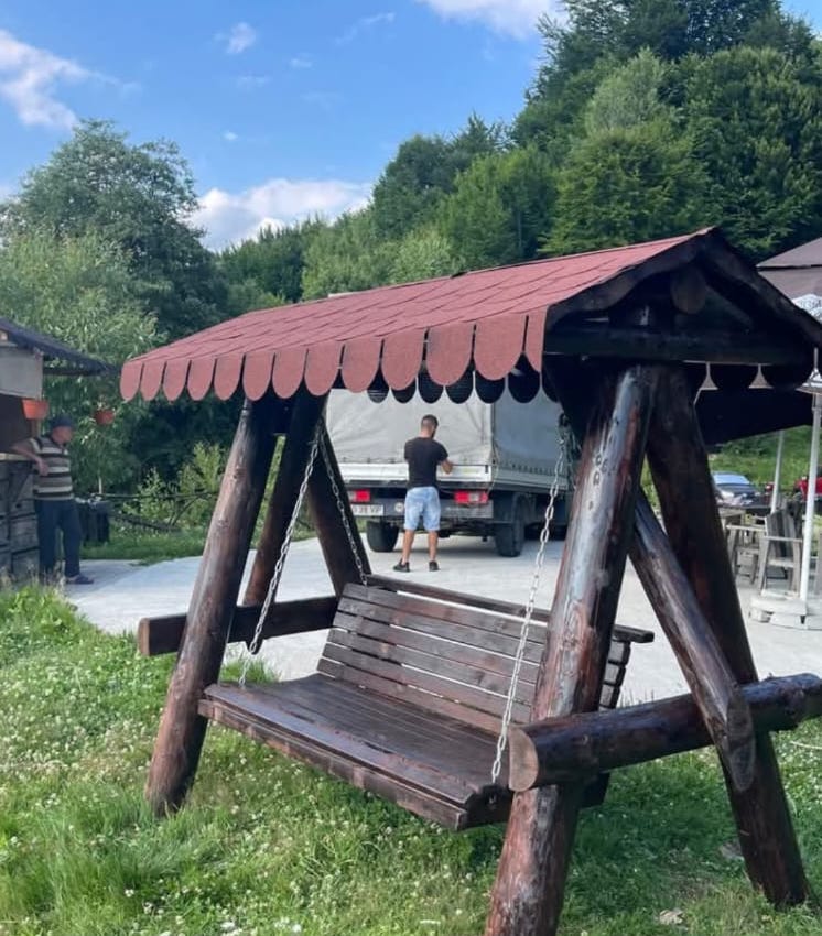 Balansoar Rustic din Lemn Masiv – Model Clasic - imagine 13