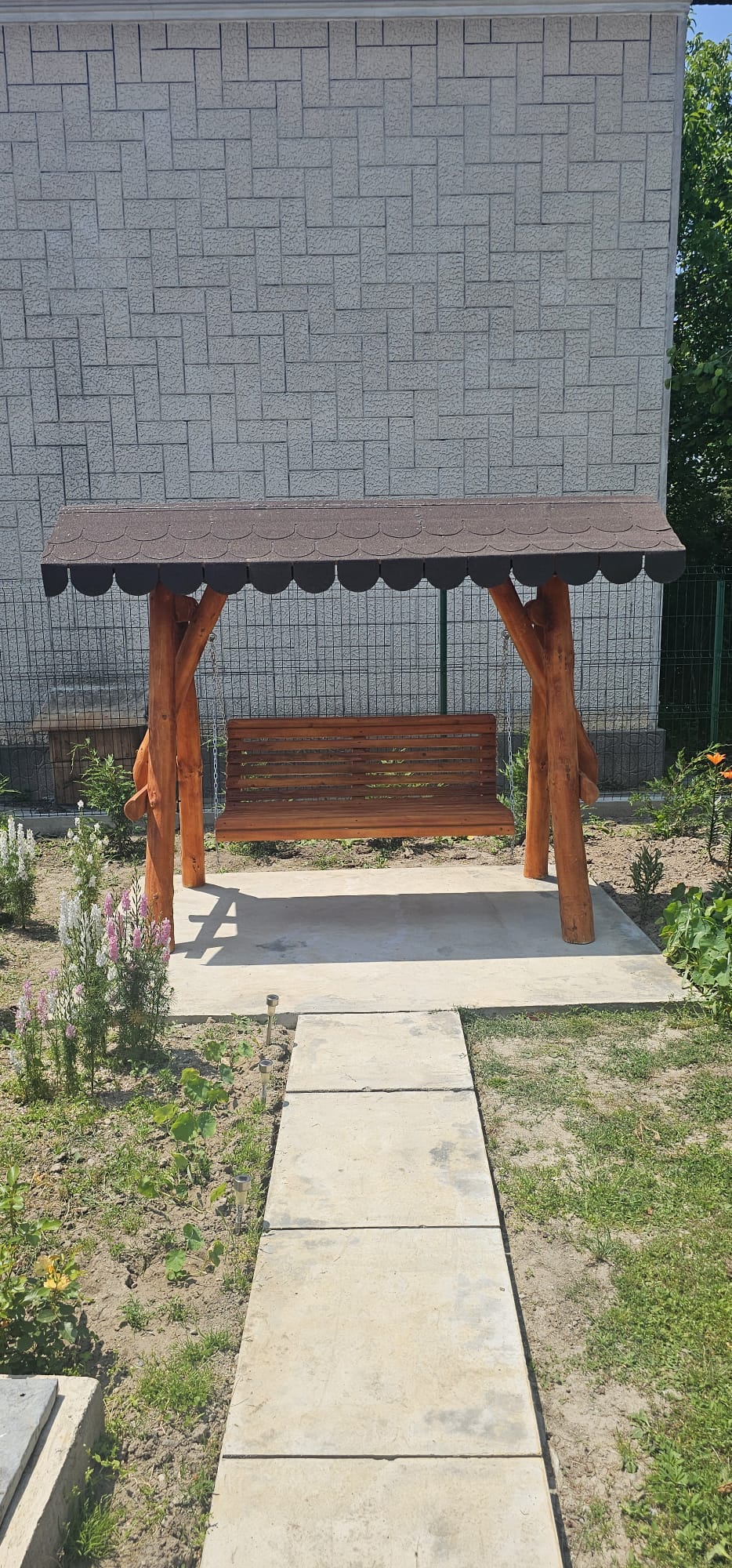 Balansoar Rustic din Lemn Masiv – Model Clasic - imagine 29